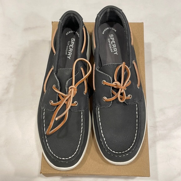 New, never worn SPERRY boat shoe, boys, grey - Picture 1 of 4